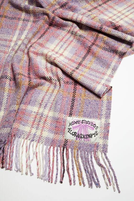 Acne Studios Karierter Oversized-Schal Riesige Rabatte
