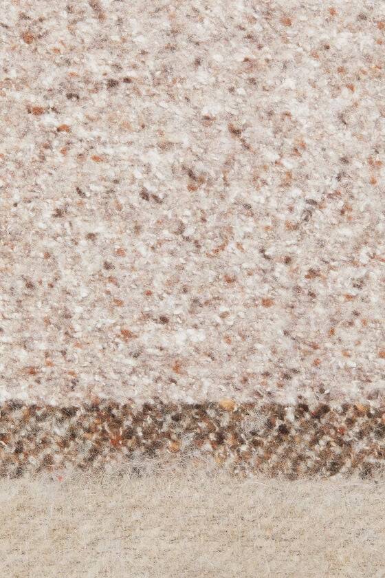 Acne Studios Fransen-Schal mit Logo 50% Rabatt mit kostenlosem Versand