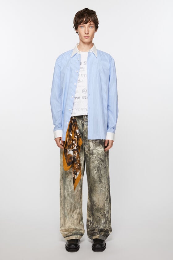 Acne Studios Bedruckter Seidenschal Speichern exportieren