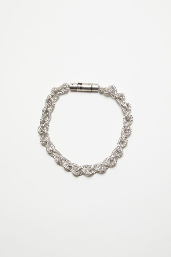 Acne Studios Halskette mit Kristallkordeldesign 2025