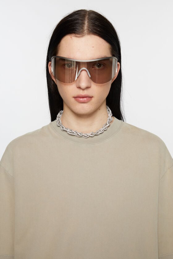 Acne Studios Halskette mit Kristallkordeldesign 2025