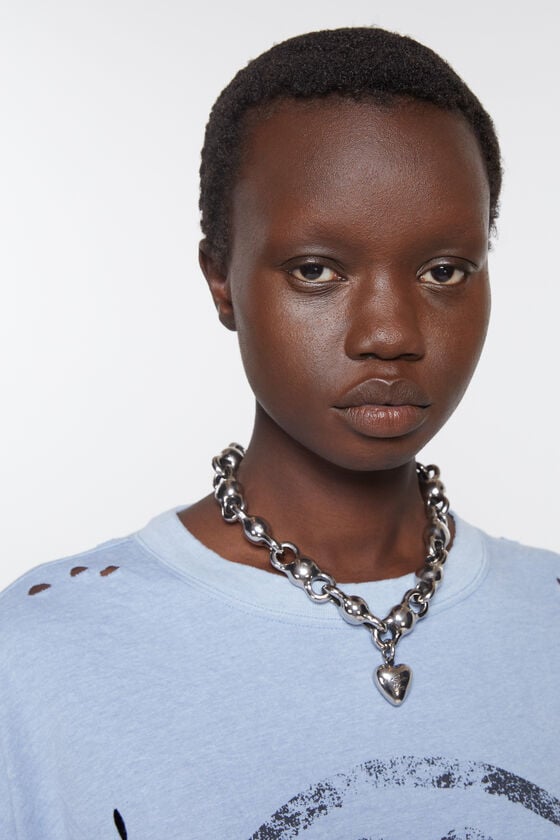 Acne Studios Halskette mit Herzanhänger Online