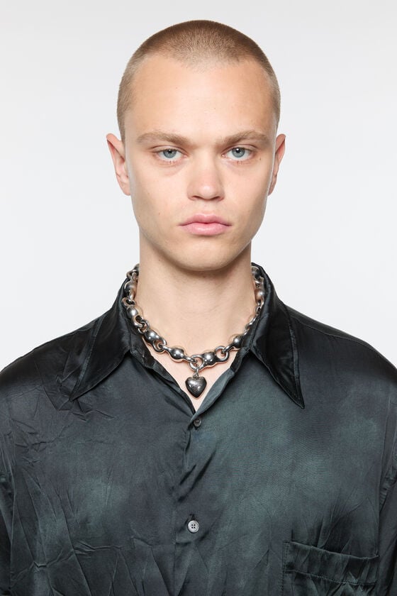 Acne Studios Halskette mit Herzanhänger Online
