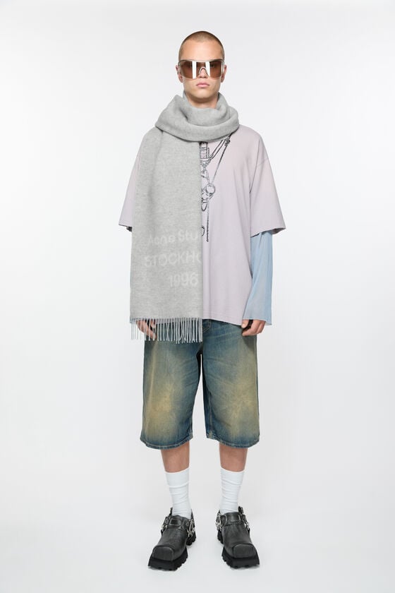 Acne Studios Logo wool scarf Angebote