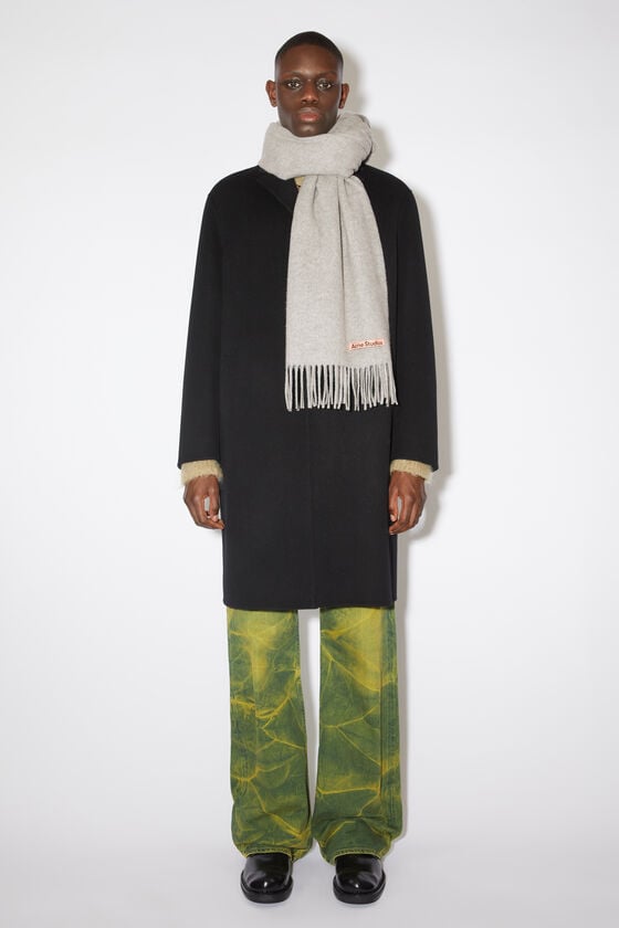 Acne Studios Oversized-Wollschal mit Fransen Günstiger Verkauf