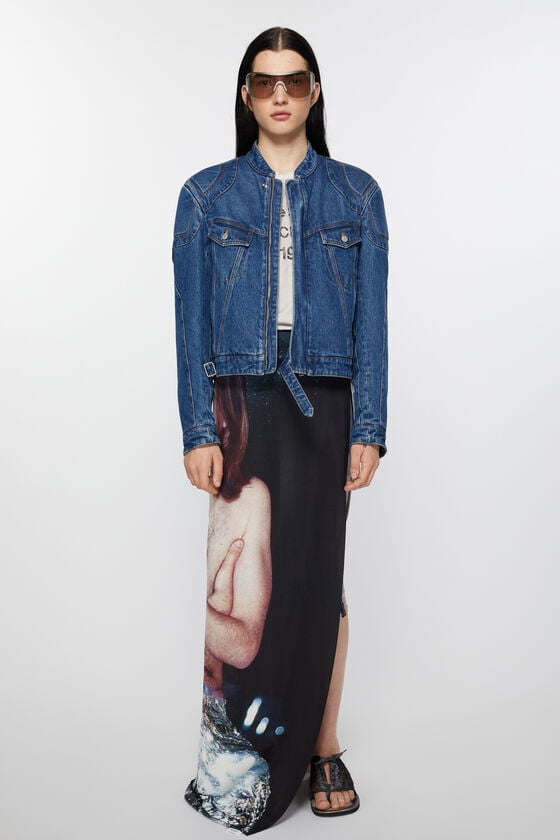 Acne Studios Bedruckter Seidenschal Begrenztes Angebot