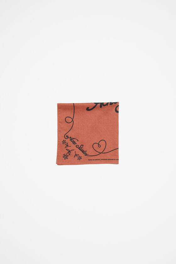 Acne Studios Leichter Schal mit Print Cyber Monday