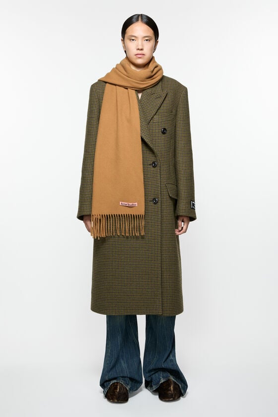 Acne Studios Schmaler Fransen-Schal aus Kaschmir Weihnachtsangebot