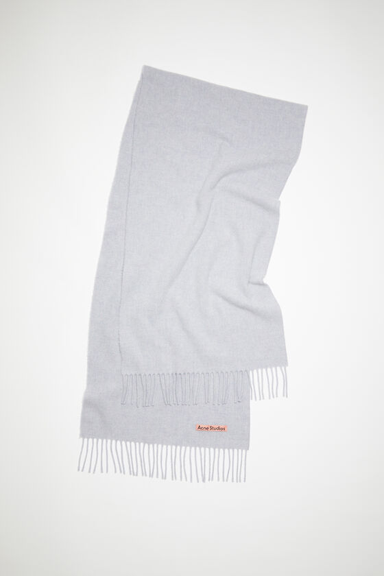 Acne Studios Schmaler Fransen-Schal aus Wolle Lagerräumung
