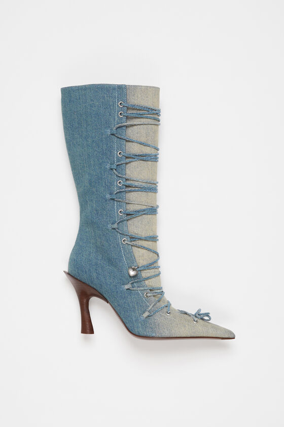 Acne Studios Schnürstiefel mit Absatz Neueste Mode