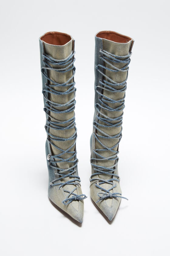 Acne Studios Schnürstiefel mit Absatz Neueste Mode