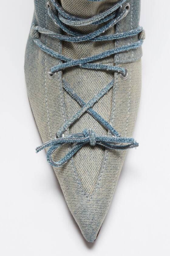 Acne Studios Schnürstiefel mit Absatz Neueste Mode