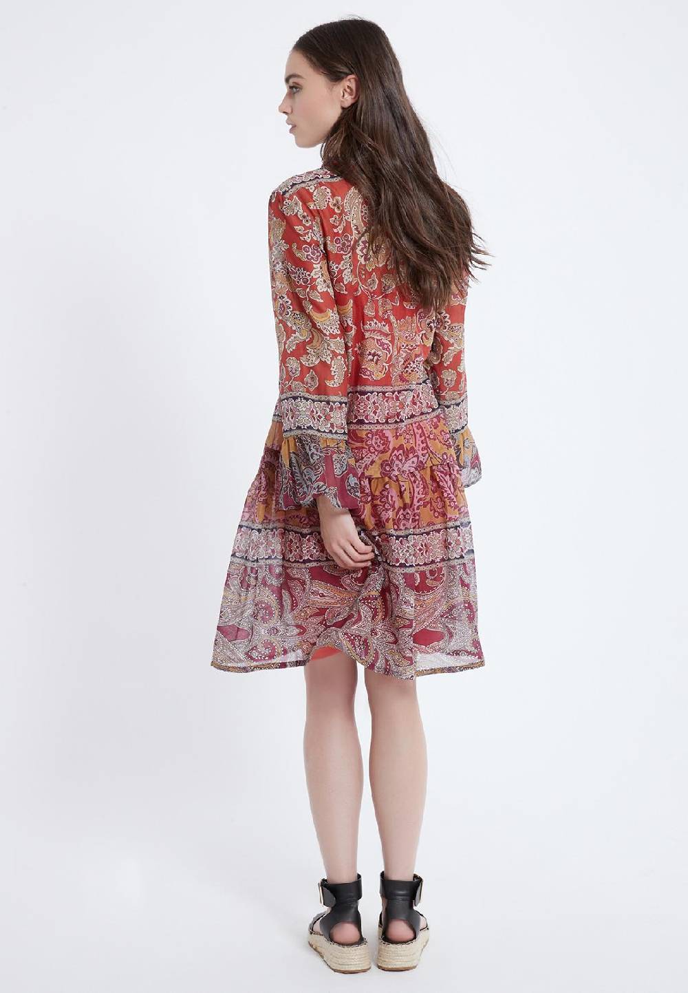 Ana Alcazar Boho-Kleid Apyle Meist gekauft
