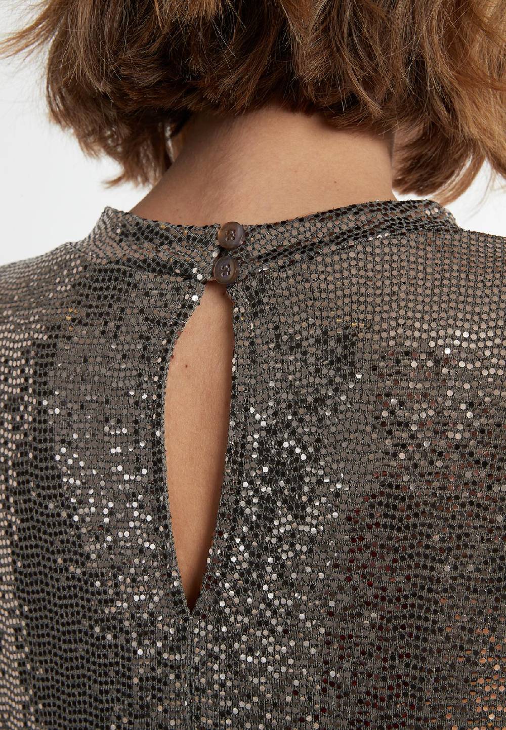 Ana Alcazar Pailletten Maxikleid Sagaty Tiefpreis