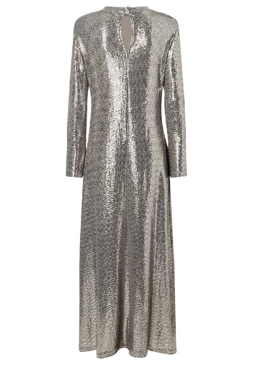Ana Alcazar Pailletten Maxikleid Sagaty Tiefpreis