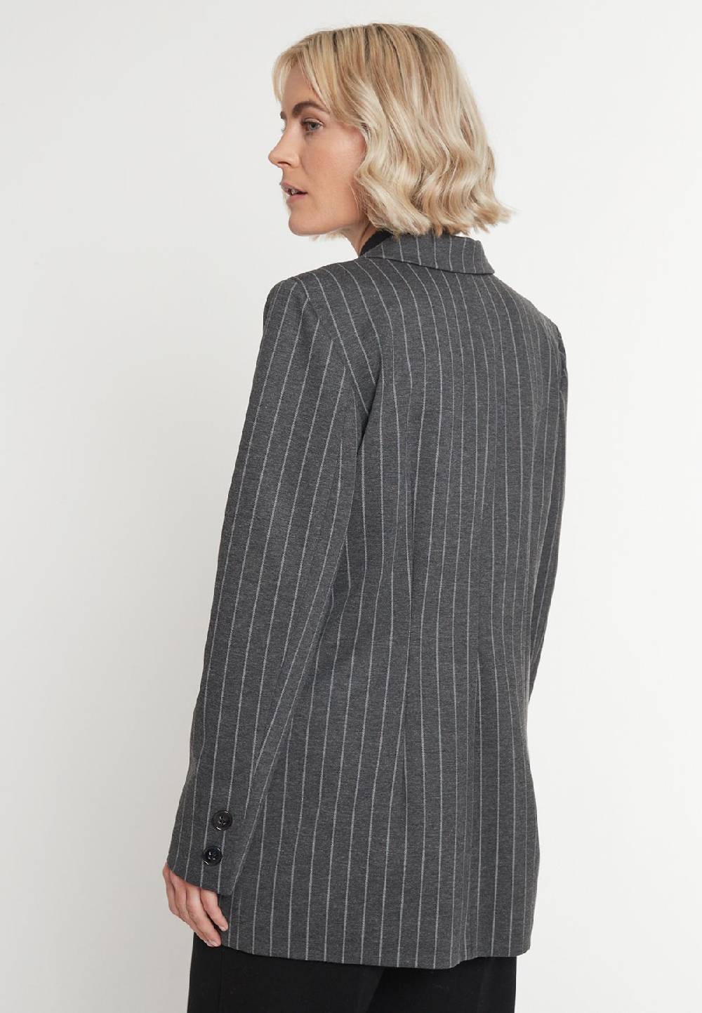 Ana Alcazar Nadelstreifen Blazer Mesea Letzter Tag