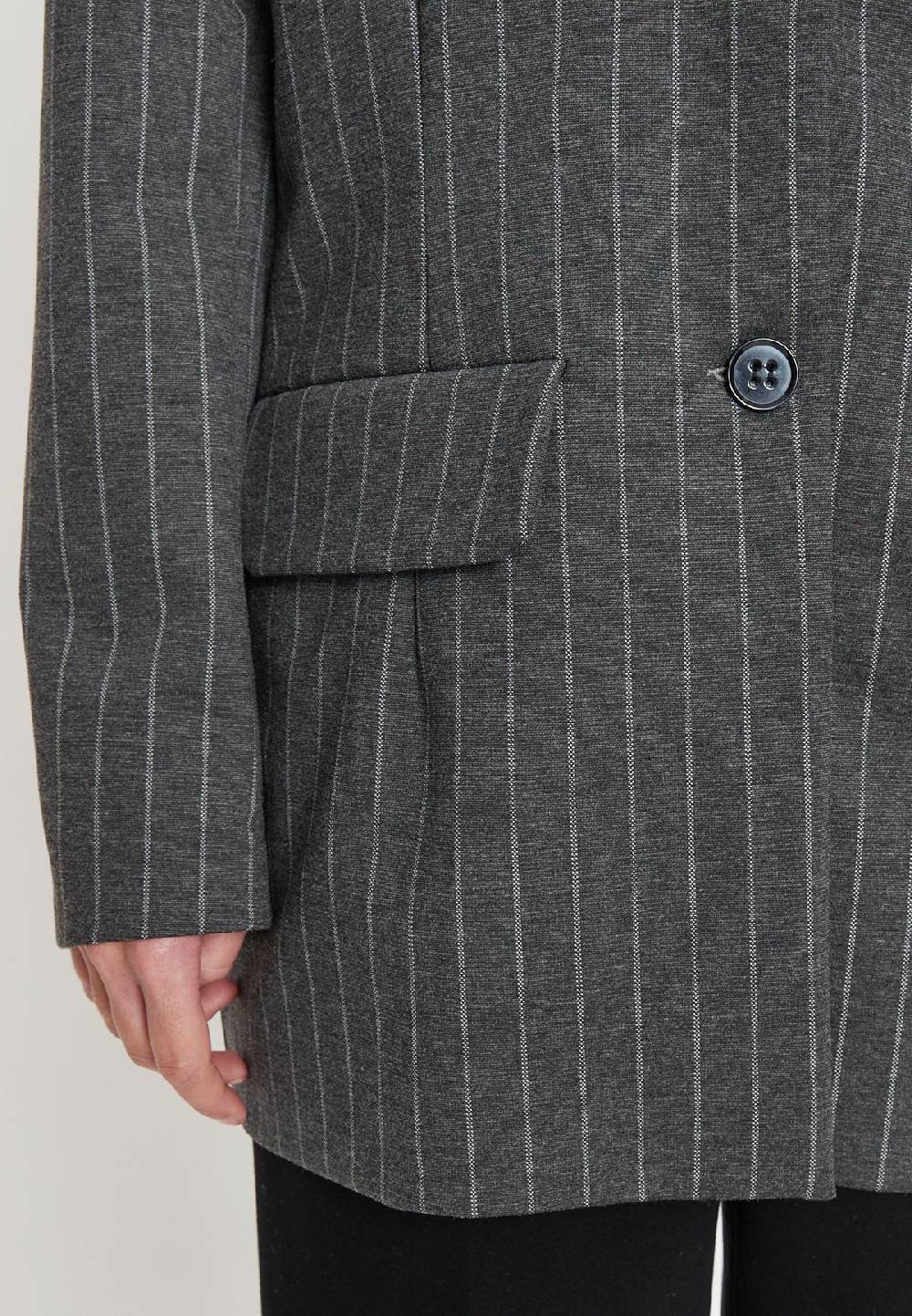 Ana Alcazar Nadelstreifen Blazer Mesea Letzter Tag