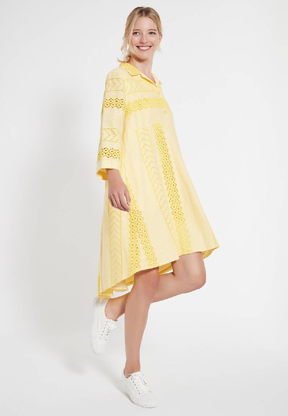 Ana Alcazar Schwingendes Kleid Cahli Begrenztes Angebot