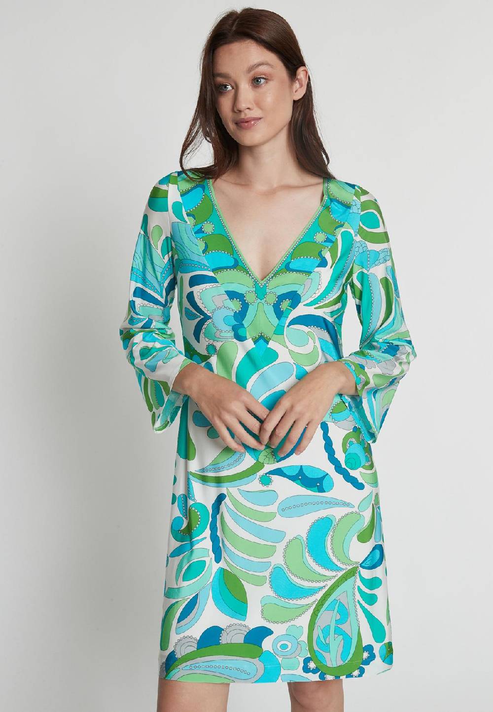 Ana Alcazar Langarmkleid Ria Sonderangebot der Fabrik