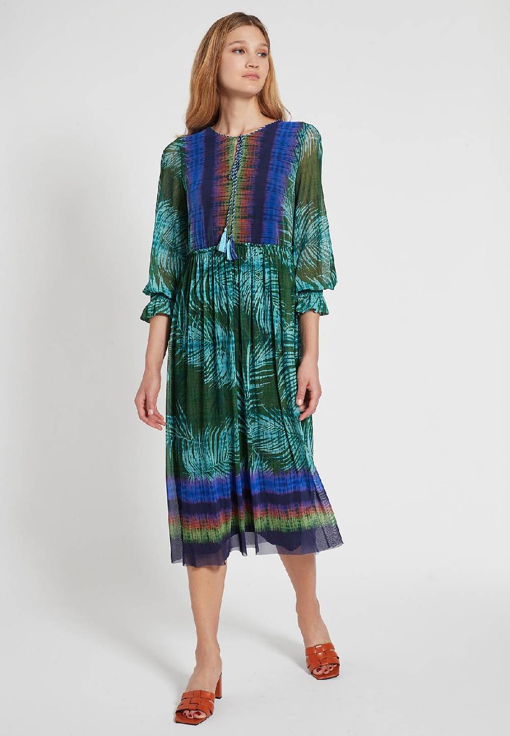 Ana Alcazar Midikleid Feply Verkauf