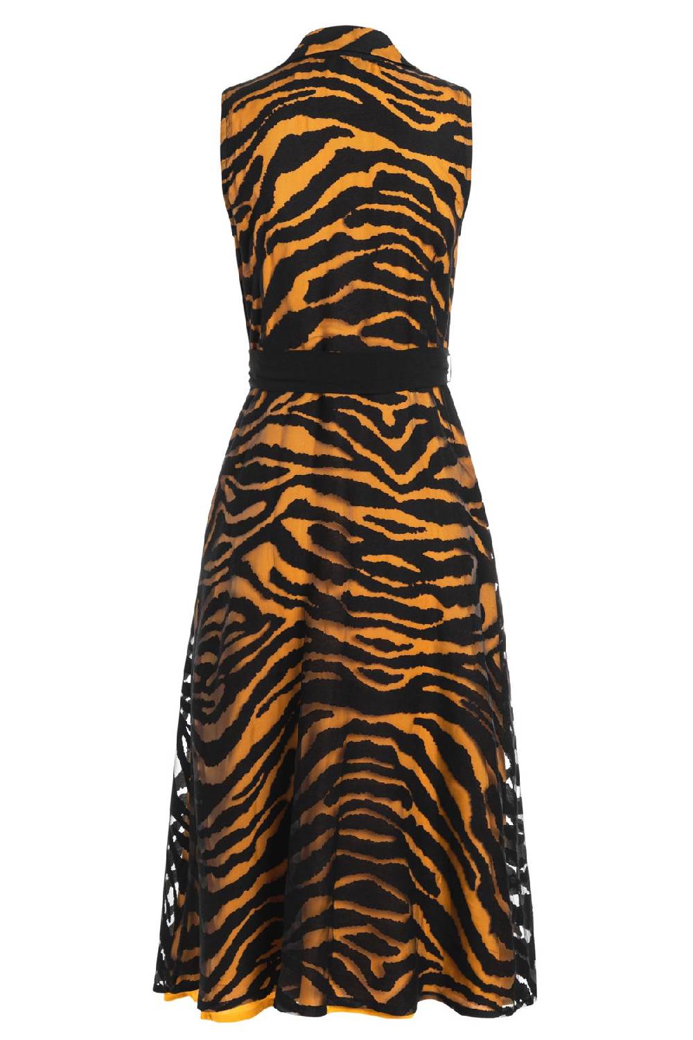 Ana Alcazar Blusenkleid Zapa Schwarz-Braun Angebote