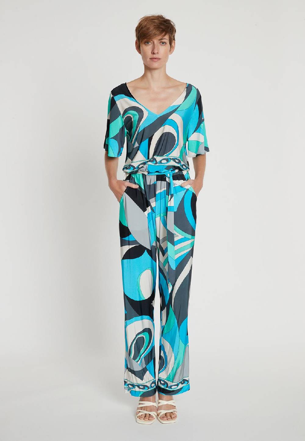 Ana Alcazar Print Jumpsuit Lotani Begrenztes Angebot