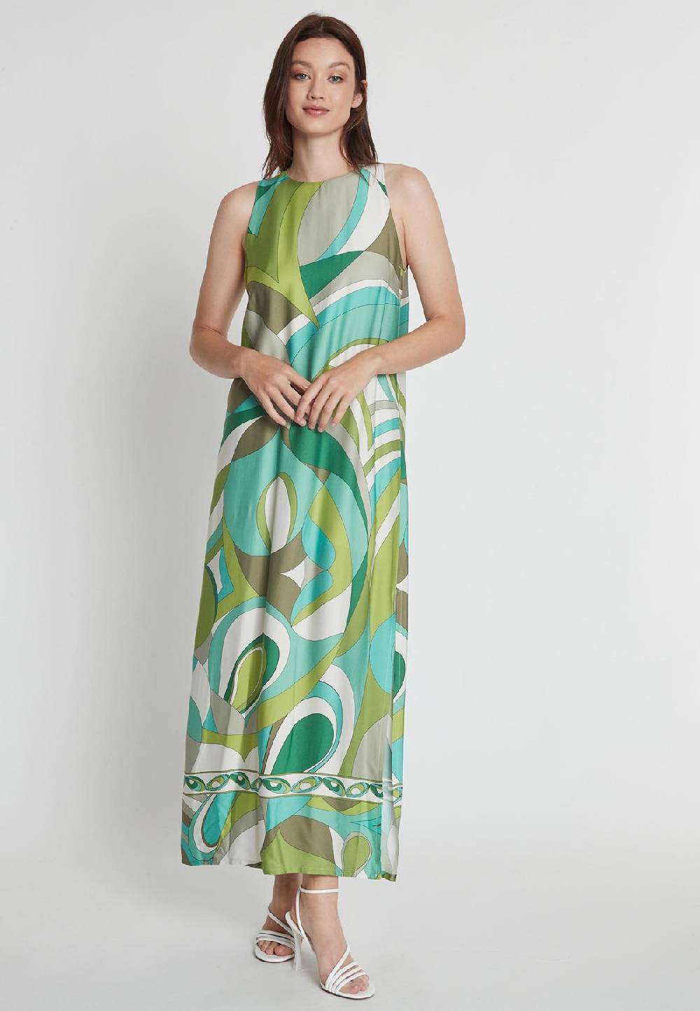 Ana Alcazar Maxikleid Rispy Discount Store für neue Produkte