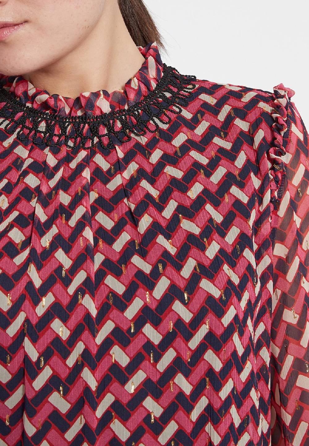 Ana Alcazar Bluse Hafosa Begrenzt auf 3 Tage