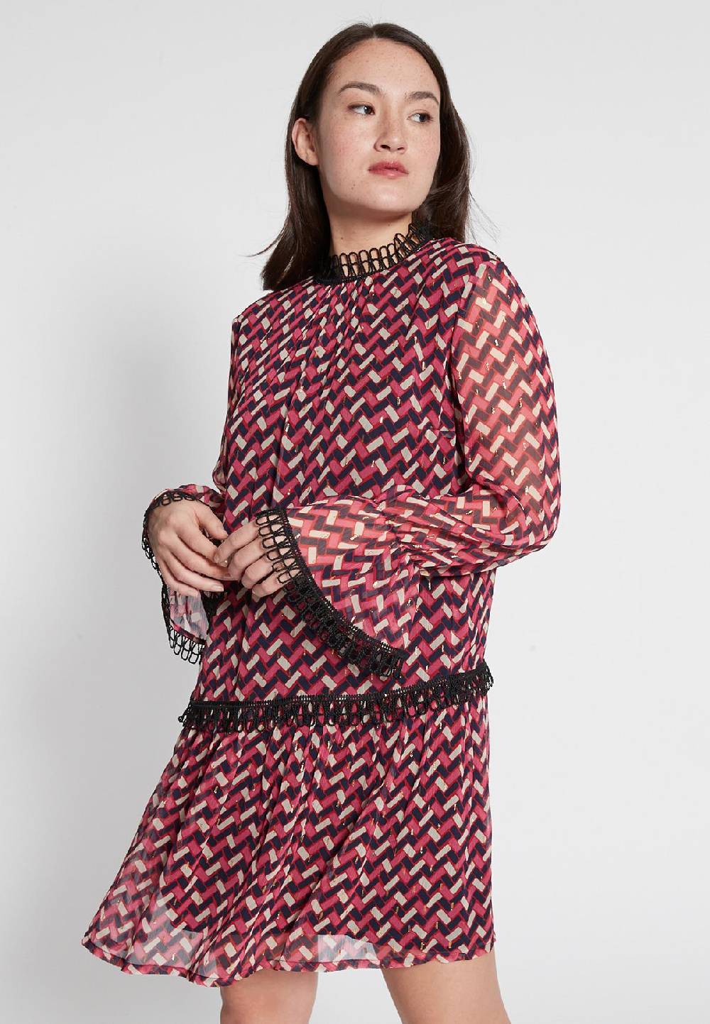 Ana Alcazar Volantkleid Hafyne Speichern exportieren