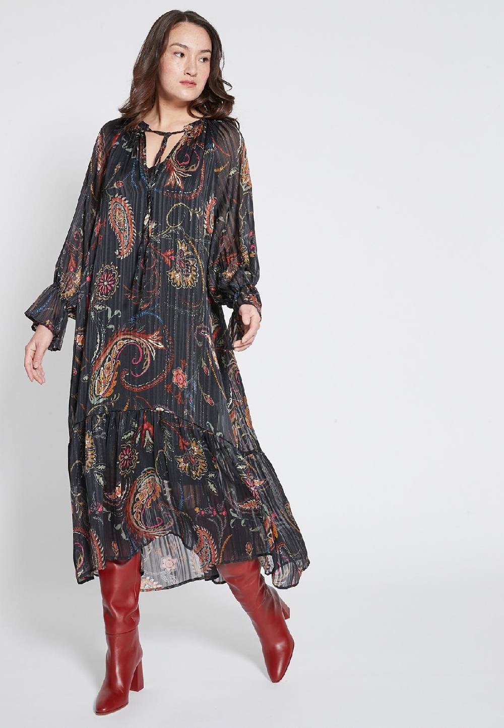 Ana Alcazar Volantkleid Habwin 2025