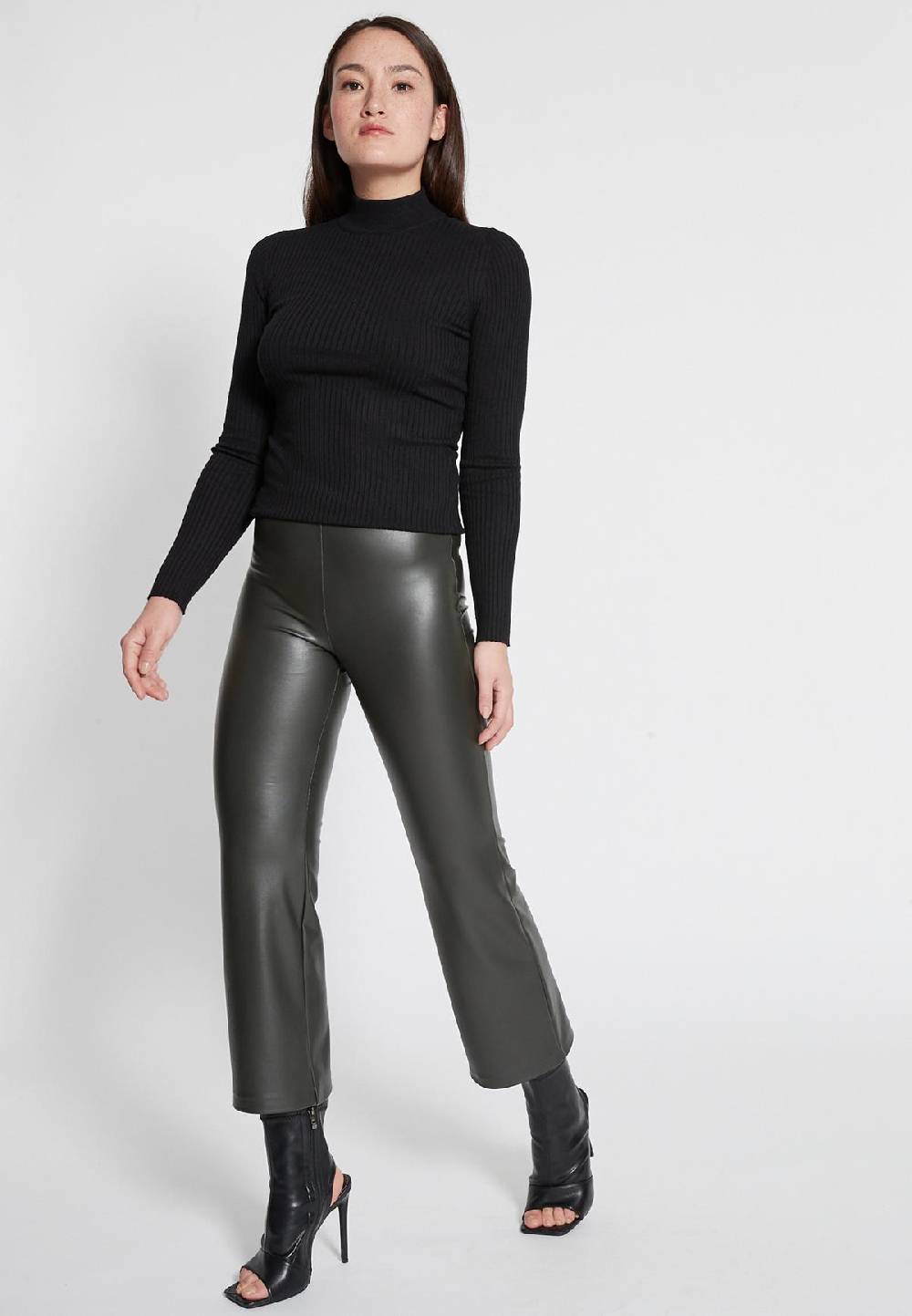 Ana Alcazar 7/8 Kunstlederhose Habasi Super Rabatt