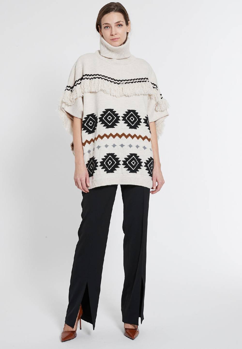 Ana Alcazar Poncho Pullover Evolys Rabatte dieses Monats