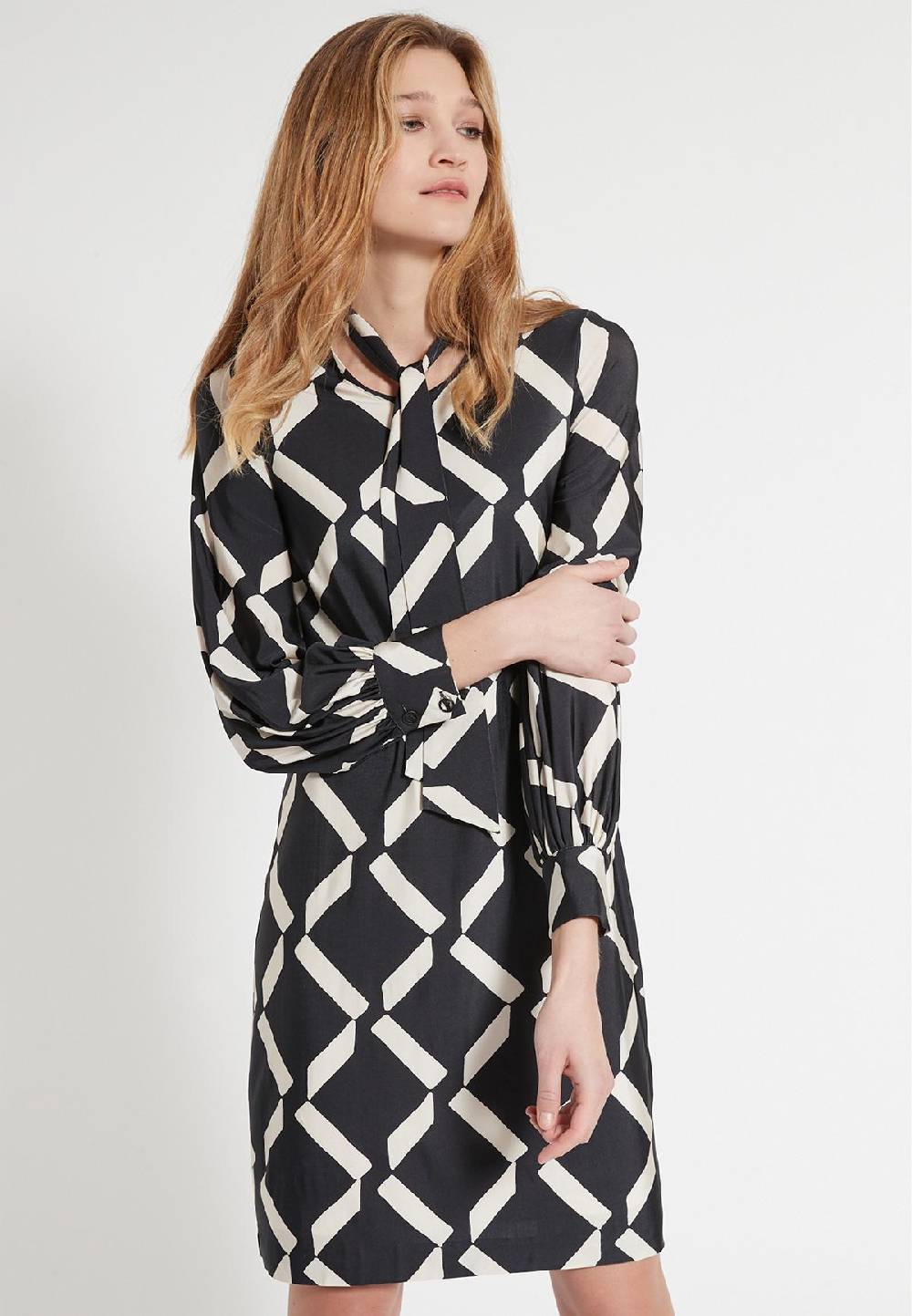 Ana Alcazar Krawattenkleid Etawa Günstiger Verkauf