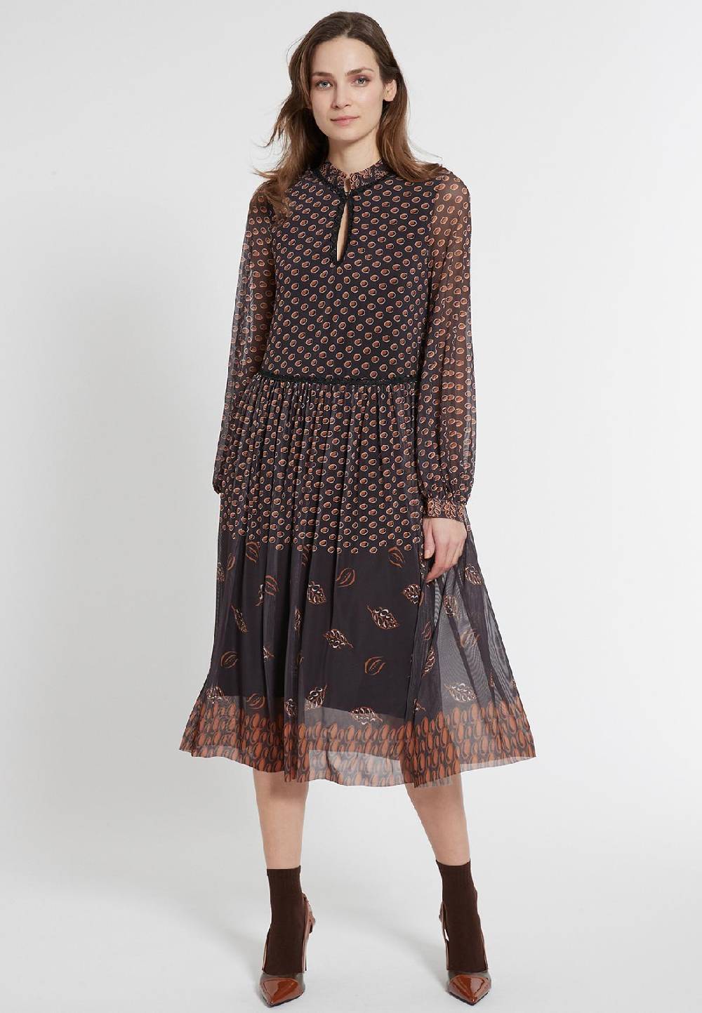 Ana Alcazar Midikleid Epsie Großer Ausverkauf