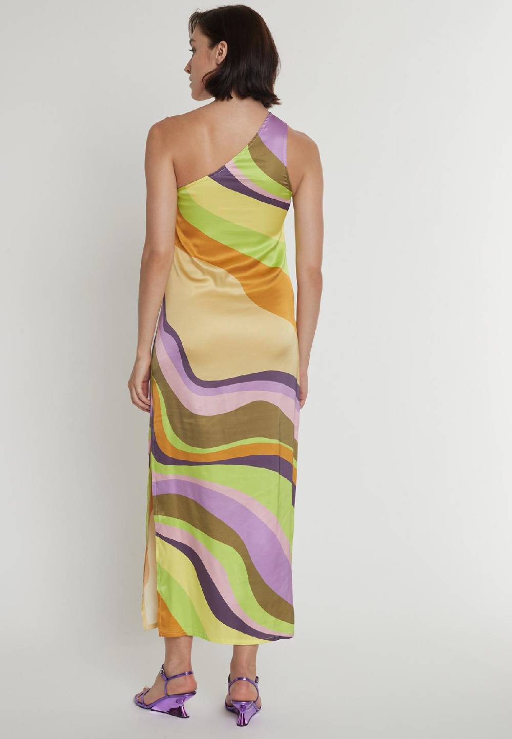 Ana Alcazar Asymmetrisches Kleid Peasi VIP-Rabatte