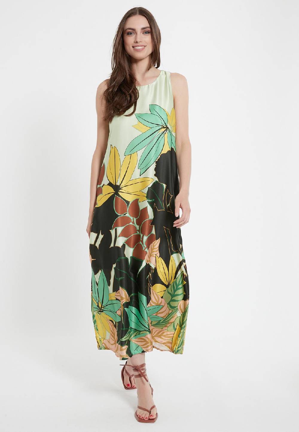 Ana Alcazar Maxikleid Casca Speichern exportieren