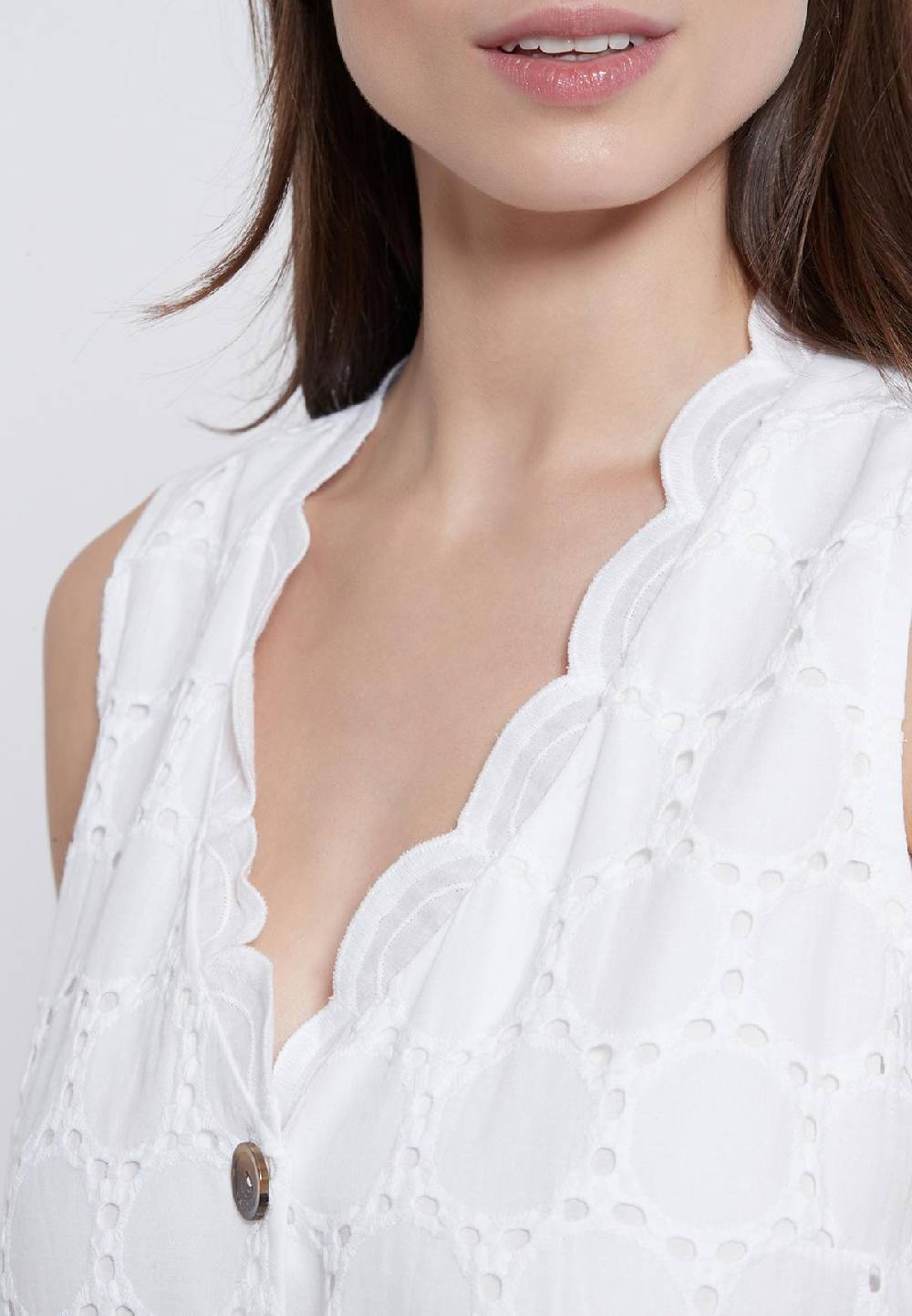 Ana Alcazar Baumwollkleid A-Linie Zekyl Zeitlich begrenztes Angebot