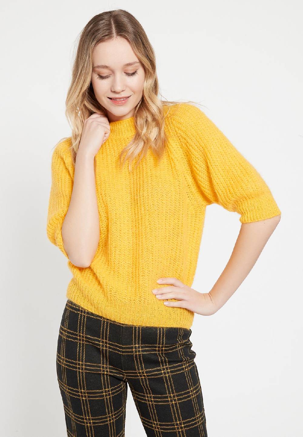 Ana Alcazar Kurzarmpullover Bimky Black Friday Preise