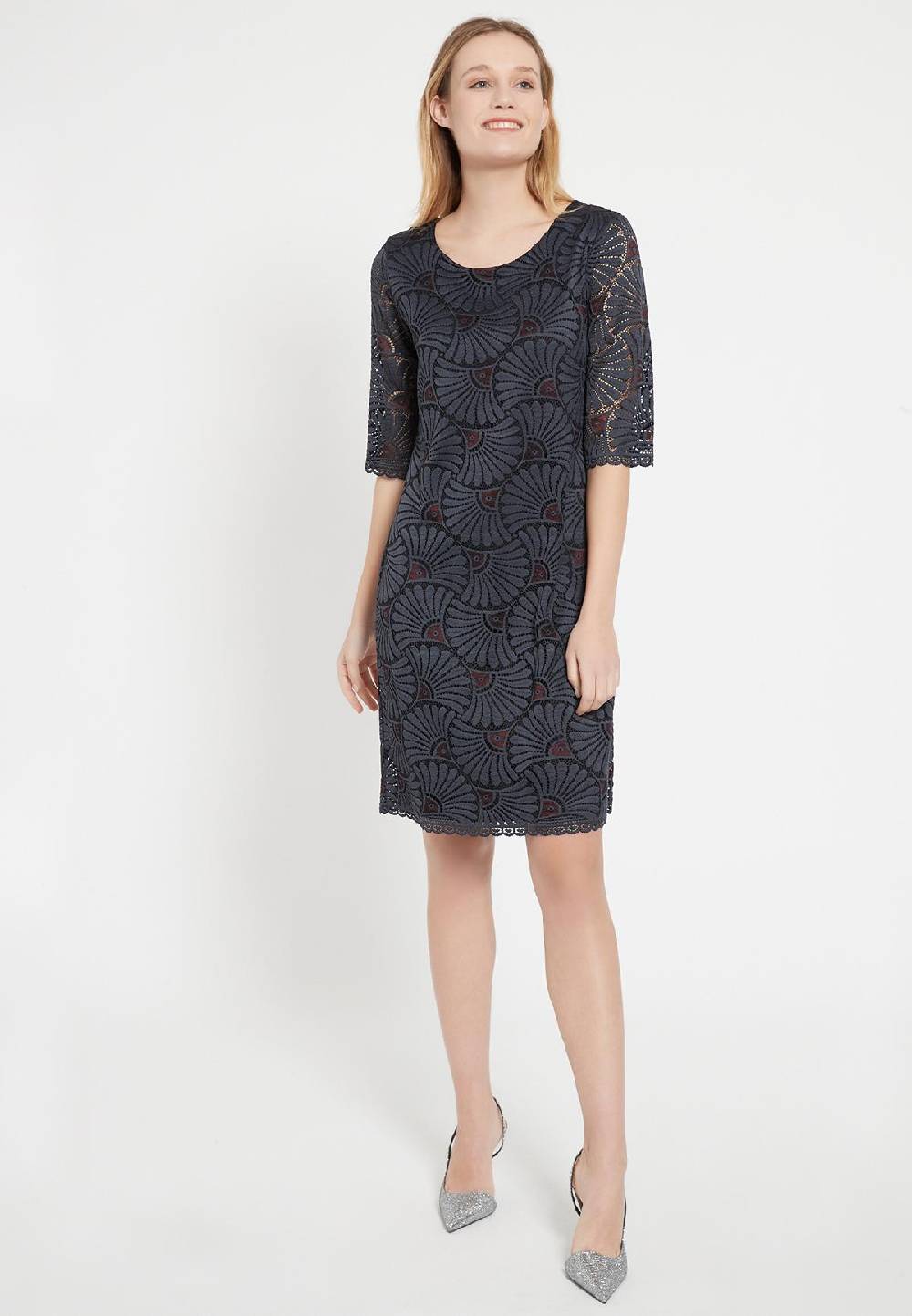 Ana Alcazar Kurzarmkleid Baflea 50% Rabatt für begrenzte Zeit