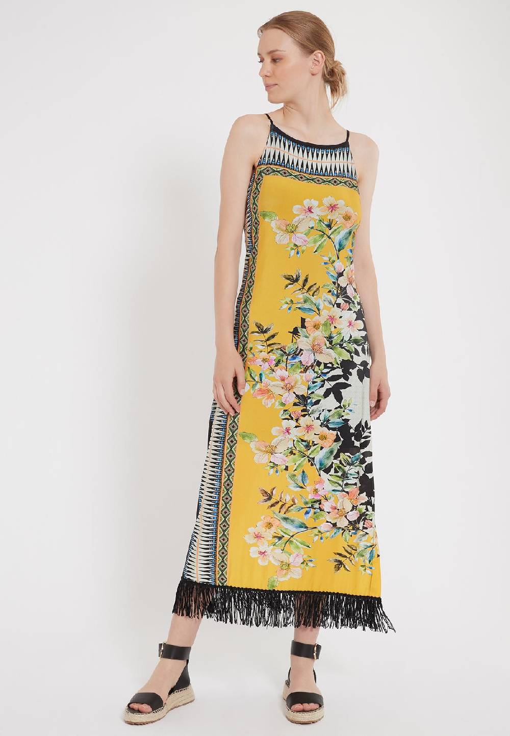Ana Alcazar Maxi Kleid Zipta Tiefpreis