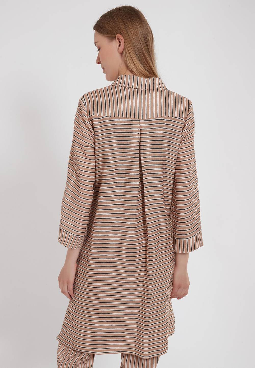 Ana Alcazar Leinen Hemdblusen Kleid Zemtye Bis zu 60% Rabatt