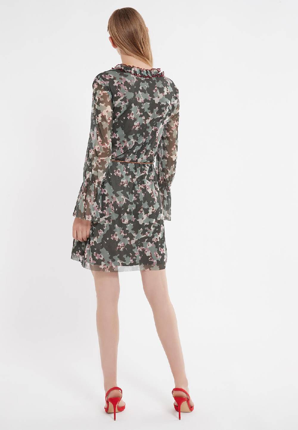 Ana Alcazar Langarm Kleid Zigea Sonderangebot der Fabrik