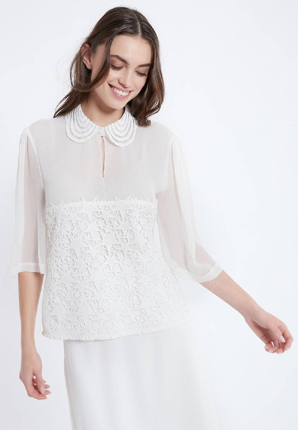 Ana Alcazar Spitzenbluse Adne Super Rabatt