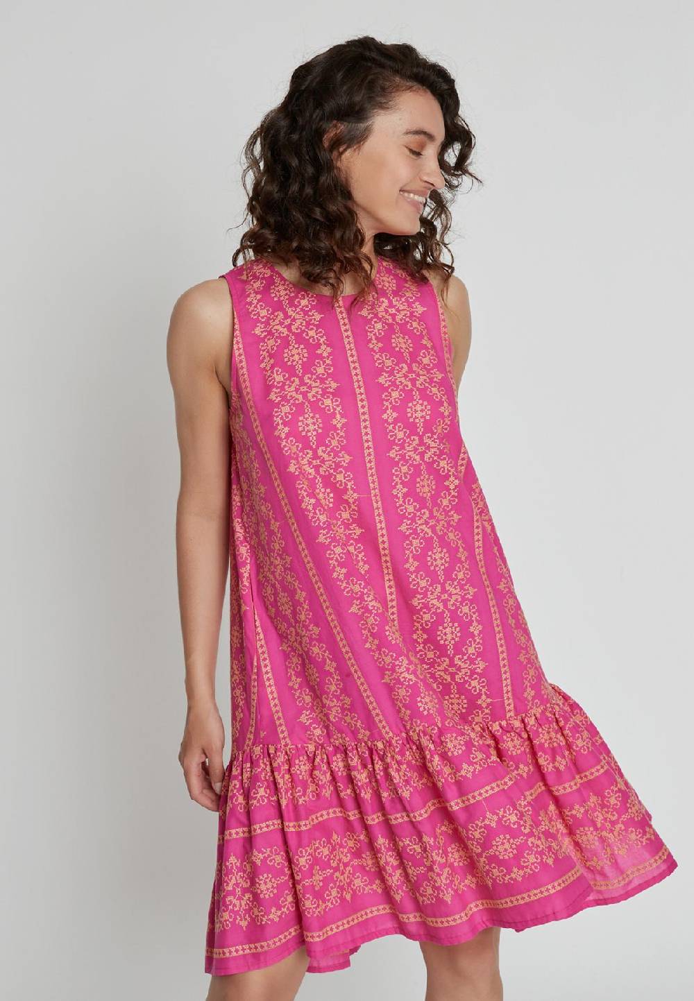 Ana Alcazar Volantkleid Kadene Kostenloser Versand international