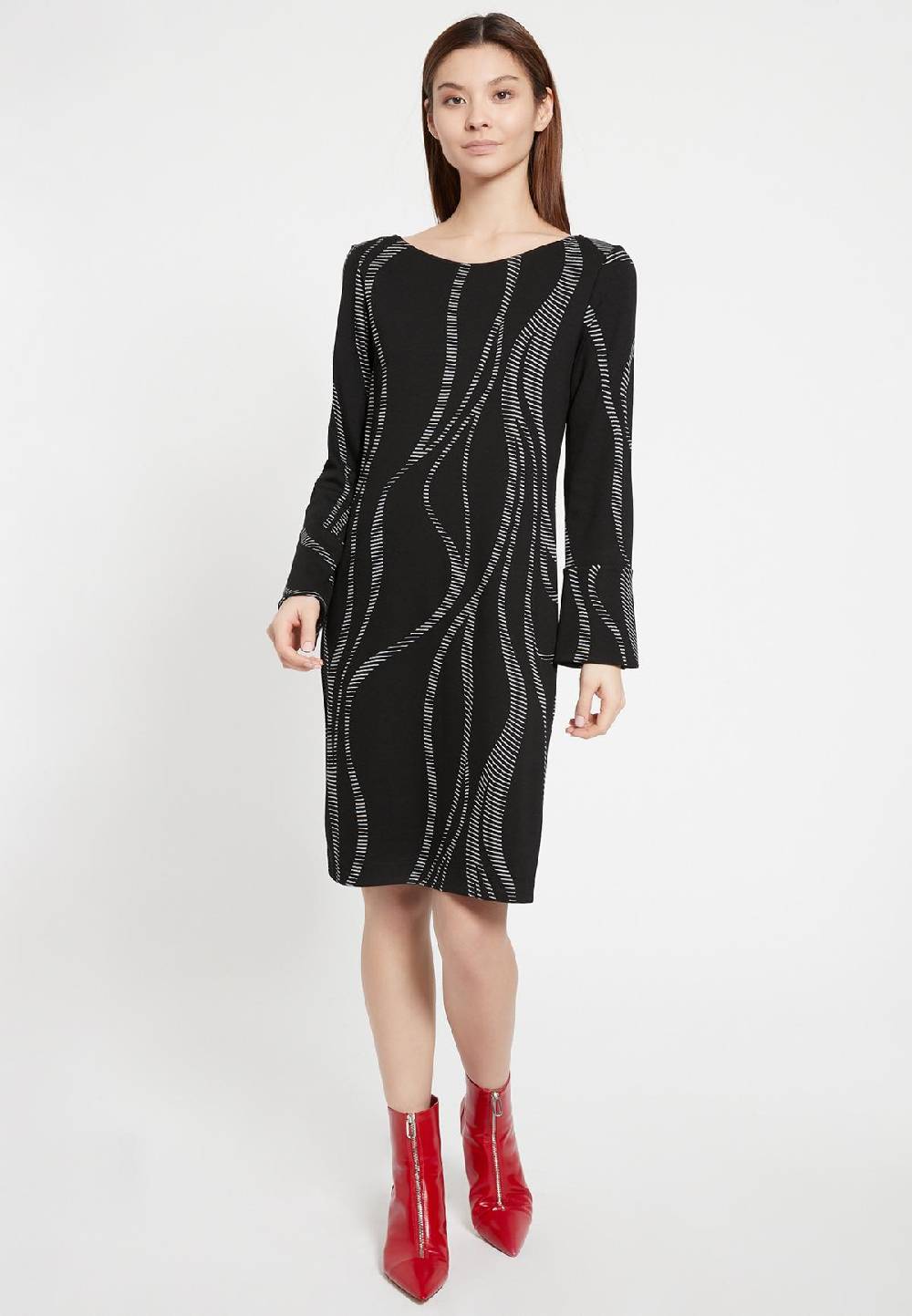 Ana Alcazar Langarmkleid Beola Meist gekauft