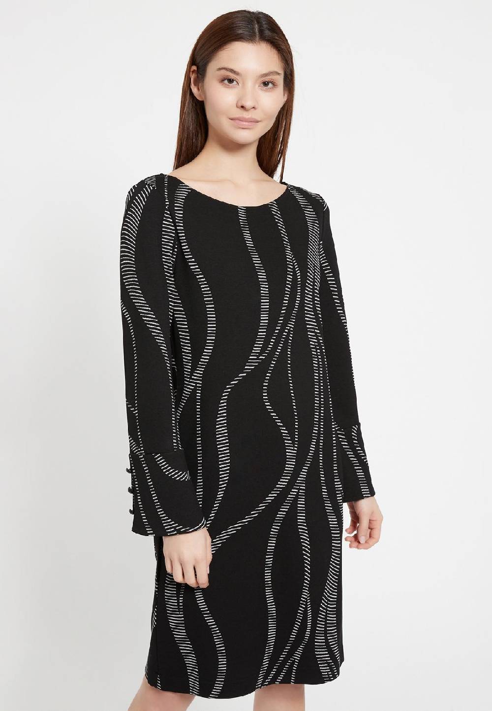 Ana Alcazar Langarmkleid Beola Meist gekauft