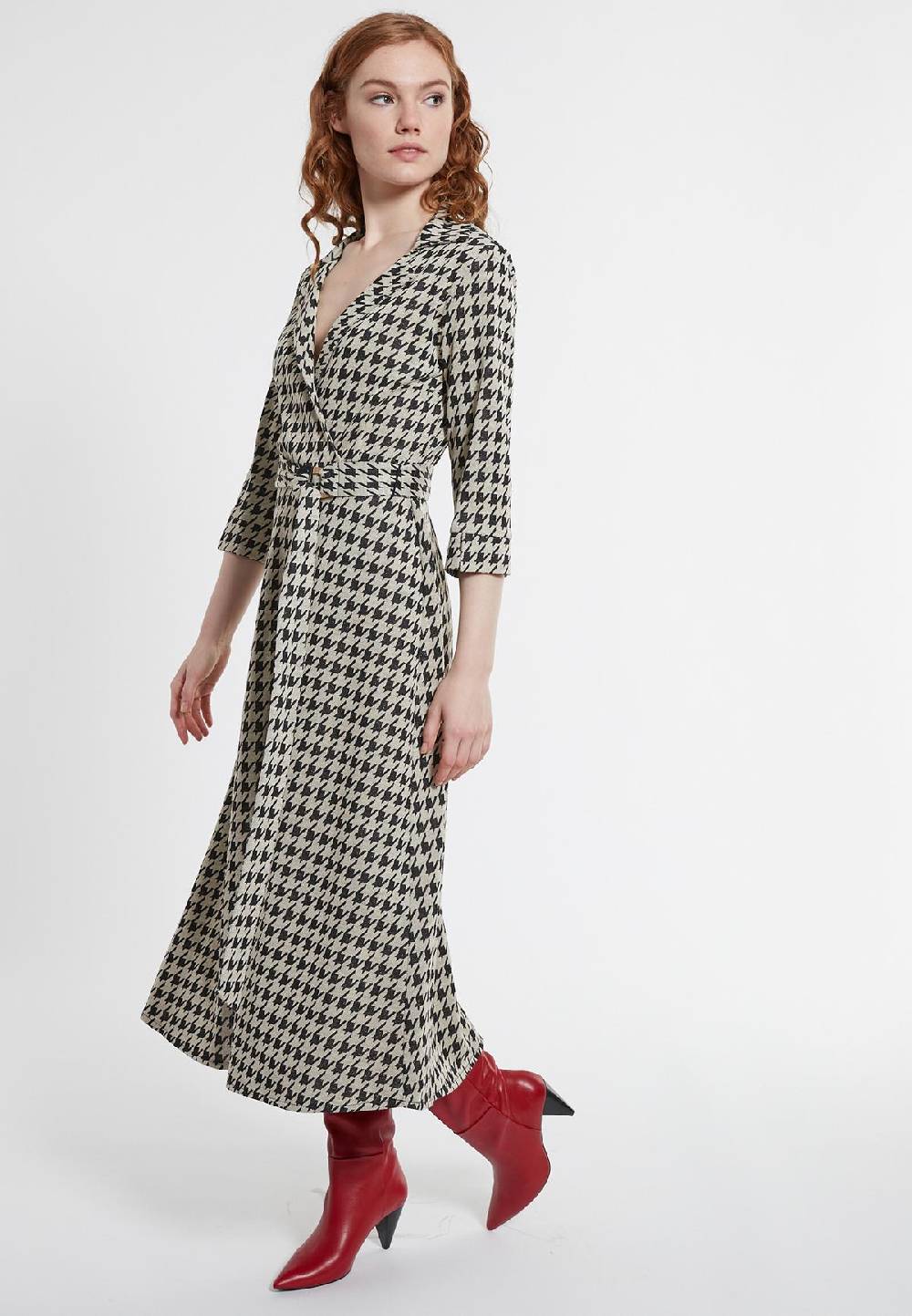 Ana Alcazar Midikleid Beido Kostenloser Versand