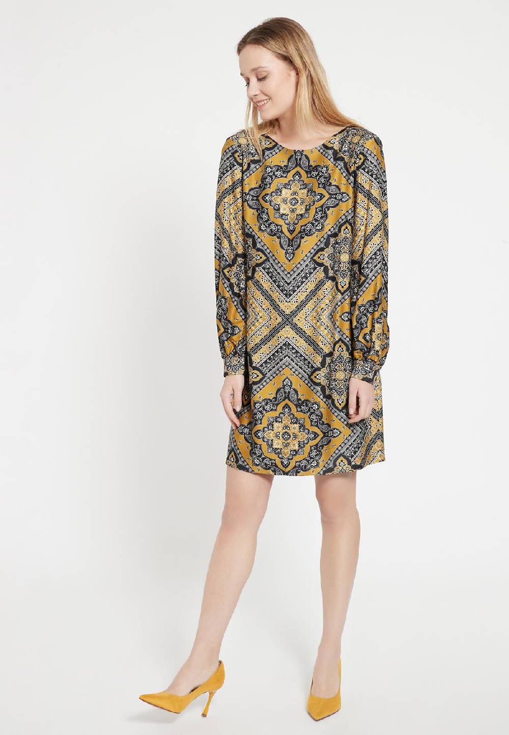 Ana Alcazar Printkleid Bakka Heißer Verkauf