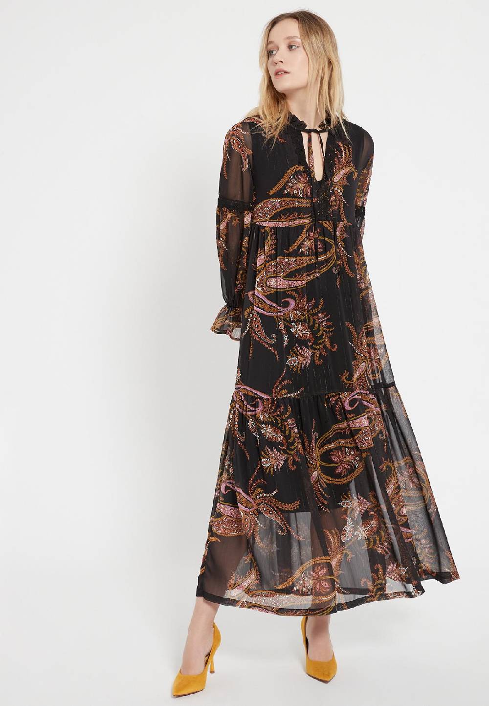Ana Alcazar Maxikleid Baiky Online Outlet