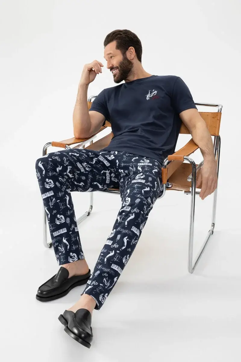 Merxx Hose lang Serie Jazz Music Fabrik Onlineshop